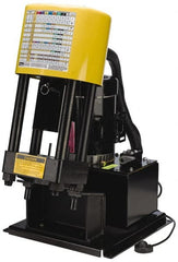 Parker - 3/16 to 1-1/4" Cut Diam, 60 Ton Bench Mount Hose Crimper - 15 sec Cycle, 19" Wide x 28" High x 24" Deep - Exact Tooling