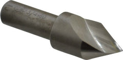 Keo - 3/4" Head Diam, 1/2" Shank Diam, 1 Flute 60° High Speed Steel Countersink - Exact Tooling