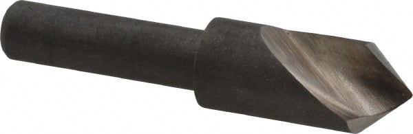 Keo - 3/8" Head Diam, 1/4" Shank Diam, 1 Flute 82° High Speed Steel Countersink - Exact Tooling