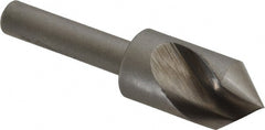 Keo - 1/2" Head Diam, 1/4" Shank Diam, 1 Flute 82° High Speed Steel Countersink - Exact Tooling