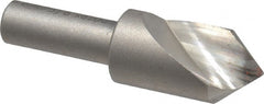 Keo - 5/8" Head Diam, 3/8" Shank Diam, 1 Flute 82° High Speed Steel Countersink - Bright Finish, 2-1/4" OAL, Single End, Straight Shank, Right Hand Cut - Exact Tooling