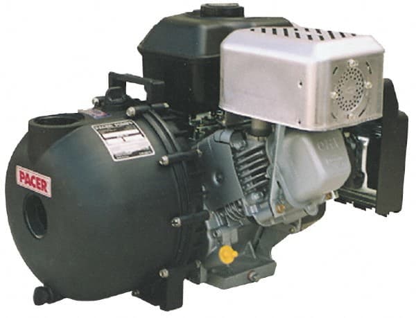 Value Collection - 6.5 HP, 3,600 RPM, 3 Port Size, Honda, Self Priming Engine Pump - Polyester, Carbon-Ceramic Shaft Seal - Exact Tooling