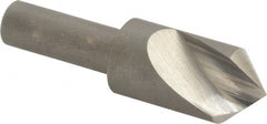 Keo - 5/8" Head Diam, 3/8" Shank Diam, 1 Flute 90° High Speed Steel Countersink - Bright Finish, 2-1/4" OAL, Single End, Straight Shank, Right Hand Cut - Exact Tooling