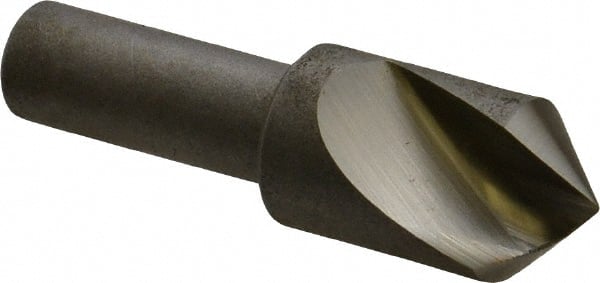 Keo - 3/4" Head Diam, 1/2" Shank Diam, 1 Flute 90° High Speed Steel Countersink - Exact Tooling