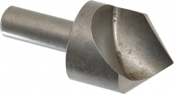 Keo - 1-1/4" Head Diam, 1/2" Shank Diam, 1 Flute 90° High Speed Steel Countersink - Exact Tooling