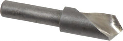 Keo - 3/8" Head Diam, 1/4" Shank Diam, 1 Flute 100° High Speed Steel Countersink - Bright Finish, 1-3/4" OAL, Single End, Straight Shank, Right Hand Cut - Exact Tooling