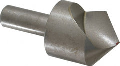 Keo - 1-1/4" Head Diam, 1/2" Shank Diam, 1 Flute 100° High Speed Steel Countersink - Exact Tooling