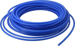 Parker - 1/4" ID x 3/8" OD, 1/16" Wall Thickness, 100' Long, Polyethylene Tube - Blue, 125 Max psi, -80 to 150°F - Exact Tooling