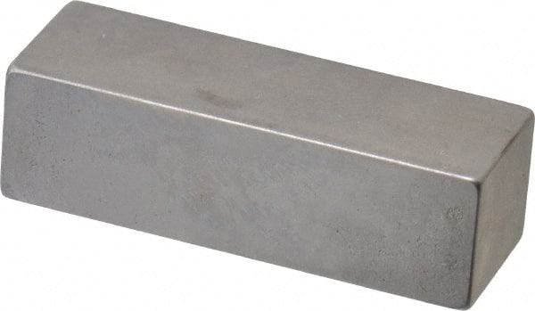 Mitutoyo - 0.4" Rectangular Steel Gage Block - Accuracy Grade 0, Includes Certificate of Inspection - Exact Tooling