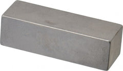 Mitutoyo - 0.4" Rectangular Steel Gage Block - Accuracy Grade 0, Includes Certificate of Inspection - Exact Tooling