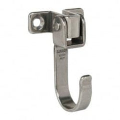 Sugatsune - 1-37/64" Wide x 1-13/64" High x 0.09" Thick, Swing Hook - 2-13/16" Projection, Mirror Finish - Exact Tooling