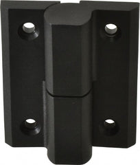 Sugatsune - 2-59/64" Long x 2-23/64" Wide x 0.275" Thick, Fiberglass Reinforced Polyamide Lift-Off Hinge - Black Finish, 2 Knuckles, 4 Holes, 0.787" Pin Diam - Exact Tooling
