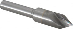 M.A. Ford - 3/8" Head Diam, 1/4" Shank Diam, 1 Flute 60° Solid Carbide Countersink - Exact Tooling