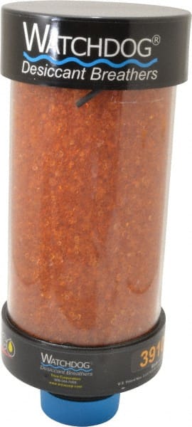 Trico - 2 Thread, 5" Diam, 11-1/4" High, 100 CFM Air Flow, ABS Plastic and Impact Modified Acrylic Dessicant Breather - -28.89 to 93.33°C, MNPT - Exact Tooling