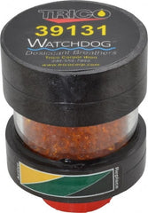 Trico - 1/2 Thread, 2" Diam, 2" High, 10 CFM Air Flow, ABS Plastic and Impact Modified Acrylic Dessicant Breather - -28.89 to 93.33°C, FNPT - Exact Tooling