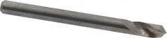 M.A. Ford - 1/8" Head Diam, 1/8" Shank Diam, 1 Flute 100° Solid Carbide Countersink - Bright Finish, 1-1/2" OAL, 0.03" Nose Diam, Single End, Straight Shank, Right Hand Cut - Exact Tooling