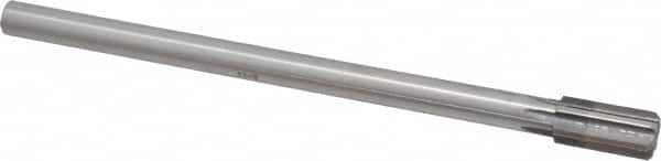 Made in USA - 9/16" Diam, 7/16" Max Diam Straight Shank, 1-1/8" Flute Length, Machine Expansion Reamer - Exact Tooling