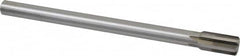 Made in USA - 11/16" Diam, 9/16" Max Diam Straight Shank, 1-1/4" Flute Length, Machine Expansion Reamer - Straight Flute, 9" OAL, Right Hand Cut, 6 Flutes, High Speed Steel, Bright Finish - Exact Tooling