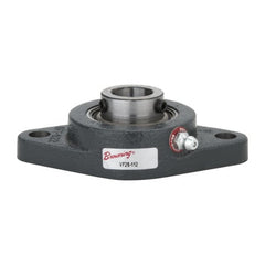 Browning - 3/4" ID, 4-13/32" OAL x 2-1/2" OAH 2-Bolt Flange - 1,444 Lb Static Cap, 2,611 Lb Dyn Cap, 3-17/32" Btw Mnt Hole Ctrs, Cast Iron - Exact Tooling