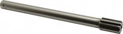 Made in USA - 31/32" Diam, 3/4" Max Diam Straight Shank, 1-1/2" Flute Length, Machine Expansion Reamer - Straight Flute, 10" OAL, Right Hand Cut, 8 Flutes, Carbide-Tipped, Bright Finish - Exact Tooling