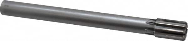 Made in USA - 1-1/16" Diam, 7/8" Max Diam Straight Shank, 1-5/8" Flute Length, Machine Expansion Reamer - Straight Flute, 10-1/2" OAL, Right Hand Cut, 8 Flutes, Carbide-Tipped, Bright Finish - Exact Tooling