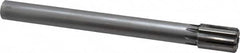 Made in USA - 1-1/16" Diam, 7/8" Max Diam Straight Shank, 1-5/8" Flute Length, Machine Expansion Reamer - Straight Flute, 10-1/2" OAL, Right Hand Cut, 8 Flutes, Carbide-Tipped, Bright Finish - Exact Tooling