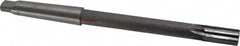 Made in USA - 5/8" Diam, 2MT Morse Taper Shank, 1-1/4" Flute Length, Machine Expansion Reamer - Straight Flute, 9" OAL, Right Hand Cut, 6 Flutes, Carbide-Tipped, Bright Finish - Exact Tooling