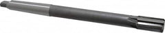 Made in USA - 3/4" Diam, 2MT Morse Taper Shank, 1-3/8" Flute Length, Machine Expansion Reamer - Straight Flute, 9-1/2" OAL, Right Hand Cut, 6 Flutes, Carbide-Tipped, Bright Finish - Exact Tooling