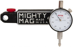 SPI - 0.001" Graduation, 0-100 Dial Reading, Indicator & Base Kit - 4-1/2" Base Length x 1-1/4" Base Width x 1" Base Height, 2" Dial Diam - Exact Tooling