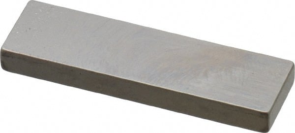 Mitutoyo - 0.118" Rectangular Steel Gage Block - Accuracy Grade 0, Includes Certificate of Inspection - Exact Tooling