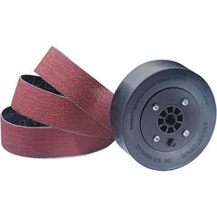 Dynabrade - 5" Wheel OD, 1-1/2" Wheel Width, 4,500 RPM, Composite, Pneumatic Wheel with Hub - 15-1/2" Long x 1-1/2" Wide, 5/8" Wheel Arbor Hole - Exact Tooling