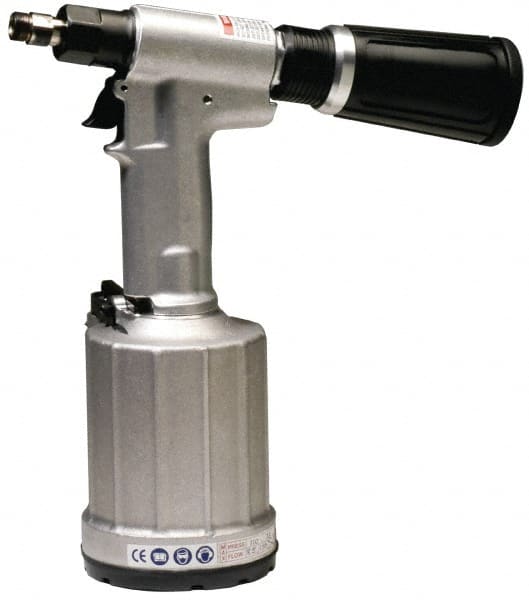 HUCK - Up to 1/4" Capacity, Air Riveting Hammer - 1.026" Long Stroke, 1/4" Inlet - Exact Tooling