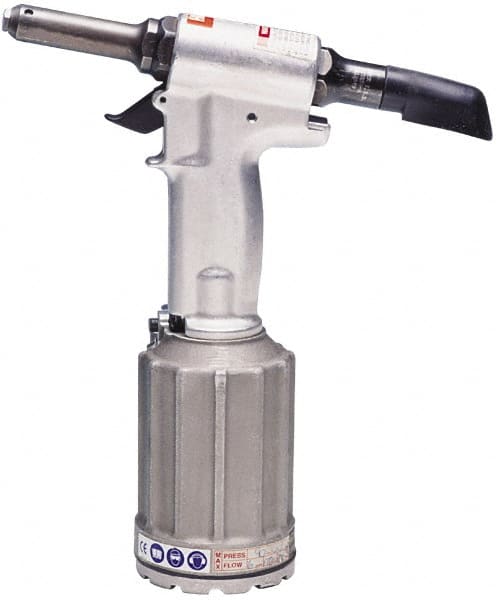 HUCK - Up to 1/4" Capacity, Air Riveting Hammer - 0.683" Long Stroke, 1/4" Inlet - Exact Tooling