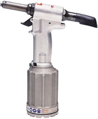 HUCK - Up to 1/4" Capacity, Air Riveting Hammer - 0.683" Long Stroke, 1/4" Inlet - Exact Tooling
