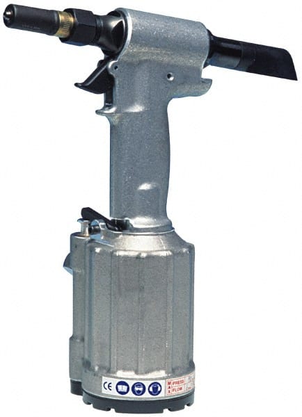 HUCK - Up to 1/4" Capacity, Air Riveting Hammer - 0.743" Long Stroke, 1/4" Inlet - Exact Tooling