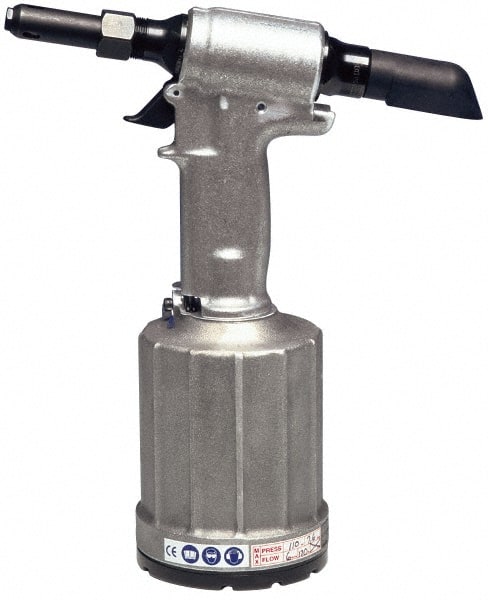 HUCK - Up to 1/4" Capacity, Air Riveting Hammer - 0.675" Long Stroke, 1/4" Inlet - Exact Tooling