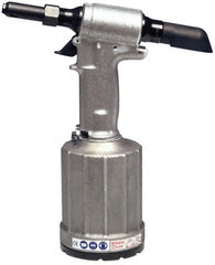 HUCK - Up to 1/4" Capacity, Air Riveting Hammer - 0.675" Long Stroke, 1/4" Inlet - Exact Tooling