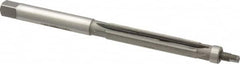 Made in USA - 3/8" Reamer Diam, 0.3700" Diam Straight Shank, 1-3/4" Flute Length, Hand Expansion Reamer - Straight Flute, 5" OAL, Right Hand Cut, 6 Flutes, High Speed Steel - Exact Tooling