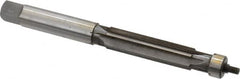 Made in USA - 17/32" Reamer Diam, 0.5260" Diam Straight Shank, 2-1/8" Flute Length, Hand Expansion Reamer - Exact Tooling