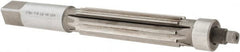Made in USA - 7/8" Reamer Diam, 0.8700" Diam Straight Shank, 3-5/16" Flute Length, Hand Expansion Reamer - Exact Tooling