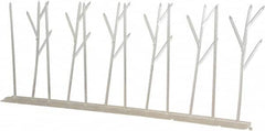 Bird-X - Plastic Bird Spikes - 4-1/2 Inch High x 2-1/4 Inch Wide x 10 Ft. Long x 0.5 Inch Thick - Exact Tooling