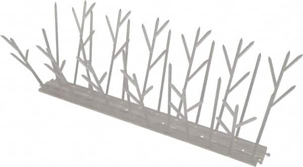 Bird-X - Plastic Bird Spikes - 4-1/2 Inch High x 4-1/2 Inch Wide x 10 Ft. Long x 1 Inch Thick - Exact Tooling