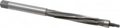 Made in USA - 5/16" Reamer Diam, Straight Shank, 1-3/4" Flute Length, Hand Expansion Reamer - Spiral Flute, 4" OAL, Left Hand Spiral, Right Hand Cut, 6 Flutes, High Speed Steel - Exact Tooling