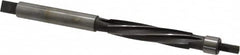 Made in USA - 3/8" Reamer Diam, Straight Shank, 1-3/4" Flute Length, Hand Expansion Reamer - Spiral Flute, 4-1/4" OAL, Left Hand Spiral, Right Hand Cut, 6 Flutes, High Speed Steel - Exact Tooling