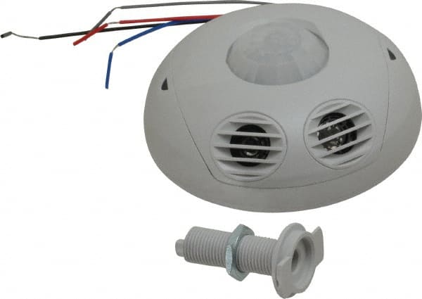 Leviton - 500 Square Ft. Coverage, Infrared and Ultrasonic Occupancy Sensor Wall Switch - 24 VDC, Off-White - Exact Tooling