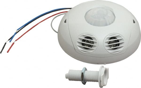 Leviton - 1,000 Square Ft. Coverage, Infrared and Ultrasonic Occupancy Sensor Wall Switch - 24 VDC, Off-White - Exact Tooling