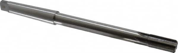 Made in USA - 5/8" Diam, 9/16" Max Diam 2MT Morse Taper Shank, 1-1/4" Flute Length, Machine Expansion Reamer - Exact Tooling