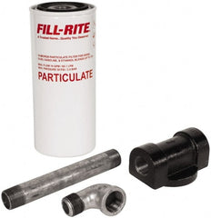 Tuthill - 3/4 Inlet Size, 18 GPM, Pump Filter - 11 Long, 10 Micron Mesh, Cast Iron - Exact Tooling