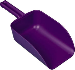 Remco - 82 oz Purple Polypropylene Flat Bottom Scoop - 5.9" Wide x 3.3" Deep Bowl, 15.1" OAL - Exact Tooling