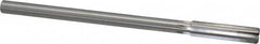Made in USA - 0.4385" Cobalt 6 Flute Chucking Reamer - Straight Flute, 0.373" Straight Shank, 1-3/4" Flute Length, 7" OAL - Exact Tooling